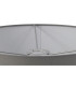 Baymont Polished Chrome 3 Light E27 Semi Flush With 40cm x 18cm Faux Silk Shade Grey/White Laminate-8