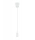 1.5m Suspension Kit 1 Light White,90mm Plastic Base and Silicon Lampholder Cover, E27 Max 60W, c, w Ceiling Bracket - 4
