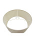 Baymont Satin Nickel 3 Light E27 Semi Flush With 40cm x 18cm Dual Faux Silk Shade Nude Beige/Moonlight-8