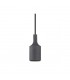 1.5m Suspension Kit 1 Light Black,90mm Plastic Base and Silicon Lampholder Cover, E27 Max 60W, c, w Ceiling Bracket - 5