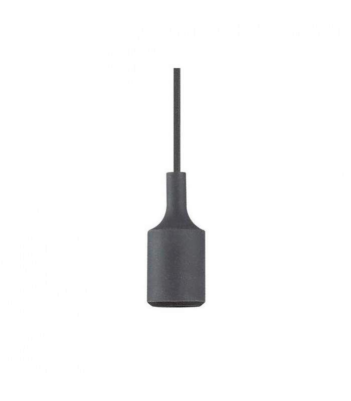 1.5m Suspension Kit 1 Light Black,90mm Plastic Base and Silicon Lampholder Cover, E27 Max 60W, c, w Ceiling Bracket - 5