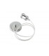1.5m Suspension Kit 1 Light Polished Chrome, Clear Twisted Cable, E27 Max 60W, c, w Ceiling Bracket - 7