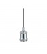 1.5m Suspension Kit 1 Light Polished Chrome, Black Braided Cable, E27 Max 60W, c, w Ceiling Bracket - 5