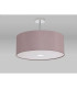 Baymont Polished Chrome 3 Light E27 Semi Flush With 50cm x 20cm Dual Faux Silk Shade Taupe/Halo Gold-13