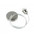 1.5m Suspension Kit 1 Light Satin Nickel, Clear Cable, E27 Max 60W, c, w Ceiling Bracket - 7