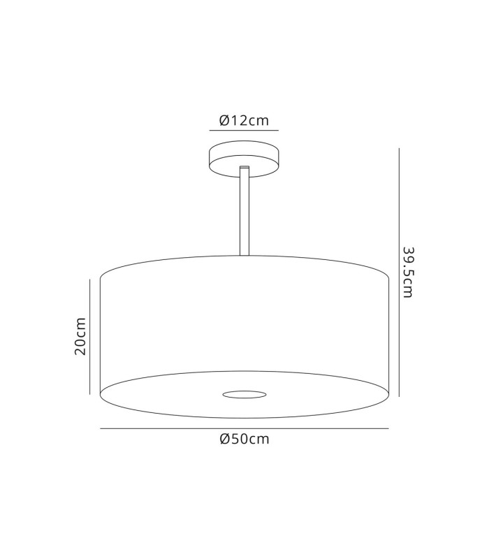 Baymont Satin Nickel 3 Light E27 Semi Flush With 50cm x 20cm Dual Faux Silk Shade Black/Green Olive-3