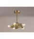 Baymont 28cm Antique Brass 5 Light E27 Universal Semi Flush Fixture Suitable For A Vast Selection Of Shades-2