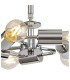 Baymont 28cm Polished Chrome 5 Light E27 Universal Semi Flush Fixture Suitable For A Vast Selection Of Shades-6