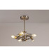 Baymont 28cm Satin Nickel 5 Light E27 Universal Semi Flush Fixture Suitable For A Vast Selection Of Shades-2
