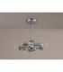Baymont 28cm Polished Chrome 5 Light E27 Universal Semi Flush Fixture Suitable For A Vast Selection Of Shades-10