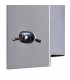 LED Oval Head Wall Reading Lamp with Flexible Arm, Switch On Base, Polished Chrome - 7