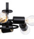 Baymont 28cm Satin Black 5 Light E27 Universal Semi Flush Fixture Suitable For A Vast Selection Of Shades-5