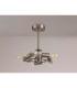 Baymont 28cm Satin Nickel 5 Light E27 Universal Semi Flush Fixture Suitable For A Vast Selection Of Shades-9