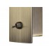 LED Oval Head Wall Reading Lamp with Flexible Arm, Switch On Base, Antique Brass - 7