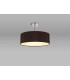 Baymont Polished Chrome 5 Light E27 Drop Flush With 45cm x 15cm Faux Silk Shade Black-2