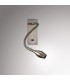 LED Oval Head Wall Reading Lamp with Flexible Arm, Switch On Base, Antique Brass - 10