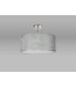 Baymont 50cm Polished Chrome 5 Light E27 Drop Flush With 50cm x 20cm Silver Leaf Shade-11