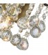 Wall Lamp 1 Light E14 Switched Antique Brass, Sphere Crystal - 7
