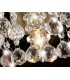 Wall Lamp 1 Light E14 Switched Antique Brass, Sphere Crystal - 11