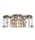 Wall Lamp 1 Light E14 Switched Antique Brass, Prism Crystal - 4