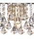 Wall Lamp 1 Light E14 Switched Antique Brass, Prism Crystal - 8