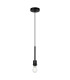 Baymont 12cm Satin Black E27 Universal Single Pendant Suitable For A Vast Selection Of Shades-4