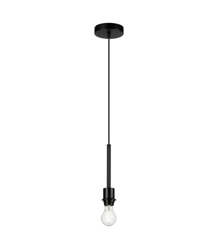 Baymont 12cm Satin Black E27 Universal Single Pendant Suitable For A Vast Selection Of Shades-4