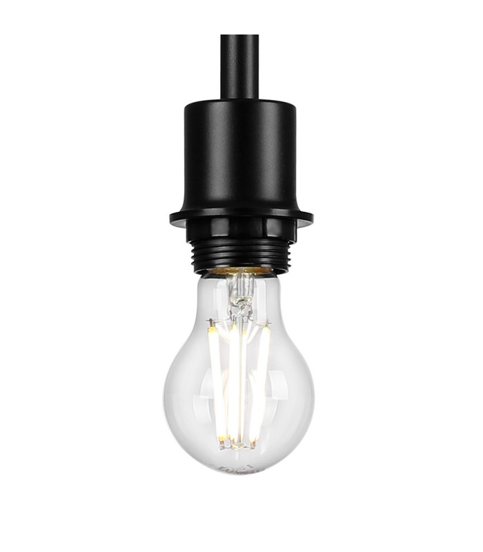 Baymont 12cm Satin Black E27 Universal Single Pendant Suitable For A Vast Selection Of Shades-6