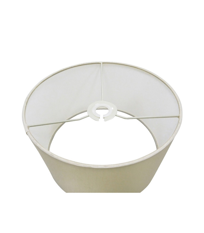 Baymont Polished Chrome E27 Universal Single Pendant With 30cm x 17cm Faux Silk Shade Ivory Pearl/White Laminate-9