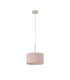 Baymont Polished Chrome E27 Universal Single Pendant With 30cm x 17cm Dual Faux Silk Shade Taupe/Halo Gold-5