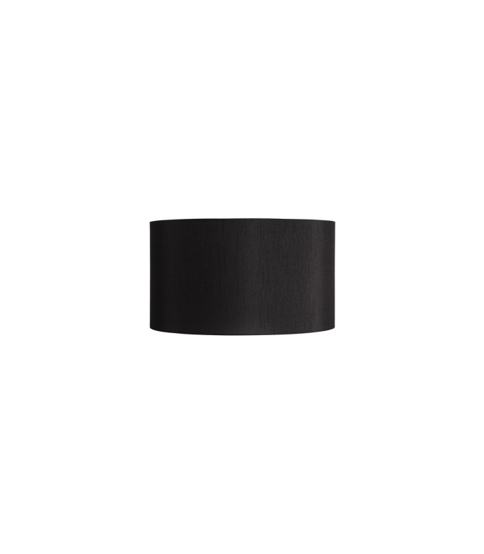 Baymont Polished Chrome E27 Universal Single Pendant With 30cm x 17cm Faux Silk Shade Black/White Laminate-9