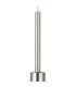 Baymont Satin Nickel E27 Single Pendant With 30cm x 17cm Dual Faux Silk Shade Nude Beige/Moonlight-7