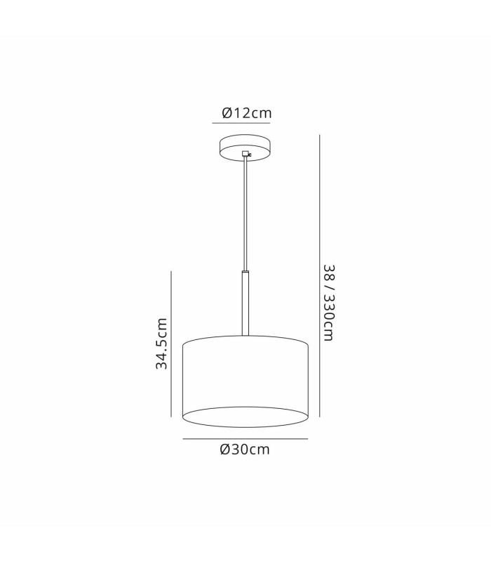 Baymont Polished Chrome E27 Single Pendant With 30cm x 17cm Silver Leaf Shade-3