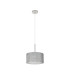 Baymont Polished Chrome E27 Single Pendant With 30cm x 17cm Silver Leaf Shade-5