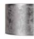 Baymont Polished Chrome E27 Single Pendant With 30cm x 17cm Silver Leaf Shade-9