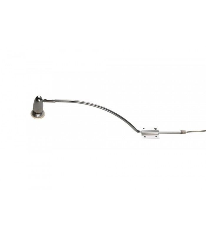 Over Cabinet 1 Light GU10 with Adjustable Head And 2m Cable c, w BS Plug Polished Chrome - 5