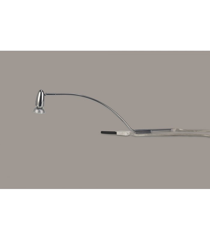 Over Cabinet 1 Light GU10 with Adjustable Head And 1m Cable Polished Chrome - 8