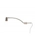 Over Cabinet 1 Light GU10 with Adjustable Head And 2m Cable c, w BS Plug Satin Nickel - 5
