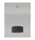 Baymont Antique Brass E27 Single Pendant With 40cm x 18cm Dual Faux Silk Shade Midnight Black/Green Olive-12