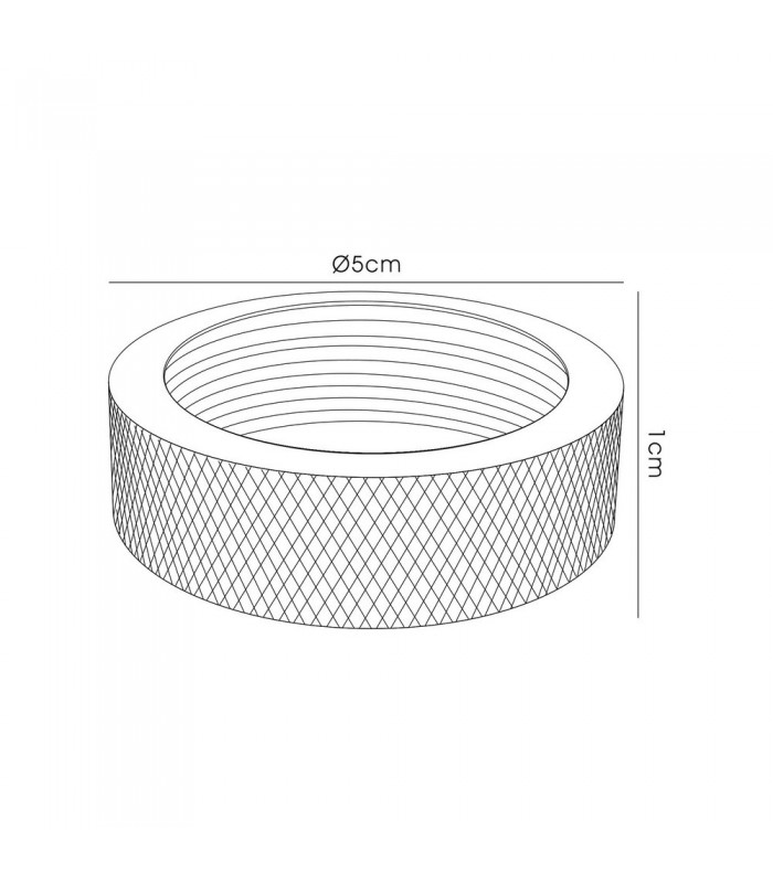 Deeper Lampholder Ring, Polished Chrome, Suitable For: D0173, D0174, D0175, D0176 - 3