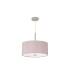 Baymont Satin Nickel E27 Single Pendant With 40cm x 18cm Dual Faux Silk Shade Taupe/Halo Gold-5