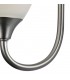 Wall Lamp 1 Light E14 Satin Nickel, Opal Glass - 5