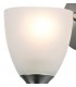 Wall Lamp 1 Light E14 Satin Nickel, Opal Glass - 8
