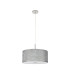 Baymont Polished Chrome E27 Single Pendant With 40cm x 18cm Silver Leaf Shade With Frosted/PC Acrylic Diffuser-5