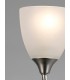 Wall Lamp 1 Light E14 Satin Nickel, Opal Glass - 9