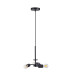 Baymont 25cm Satin Black 3 Light E27 Universal Single Pendant Suitable For A Vast Selection Of Shades-5