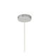 Baymont Polished Chrome 3 Light E27 Single Pendant With 40cm x 18cm x 18cm Faux Silk Shade, Black/White Laminate