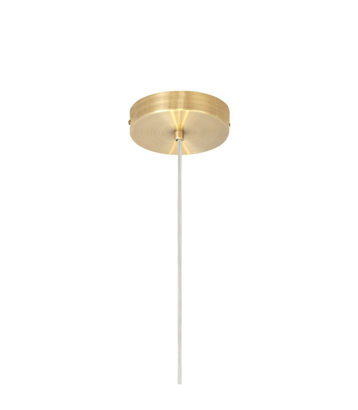 Baymont Antique Brass 3 Light E27 Single Pendant With 40cm x 18cm Faux Silk Shade, Black/White Laminate