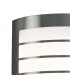 Flush Wall Lamp 216mm x 178mm with Rectangular Slot Cover, 14W LED IP44, 4000K, Stainless Steel , Frosted Polycarbonate Diffuser