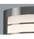 Flush Wall Lamp 216mm x 178mm with Rectangular Slot Cover, 14W LED IP44, 4000K, Stainless Steel , Frosted Polycarbonate Diffuser